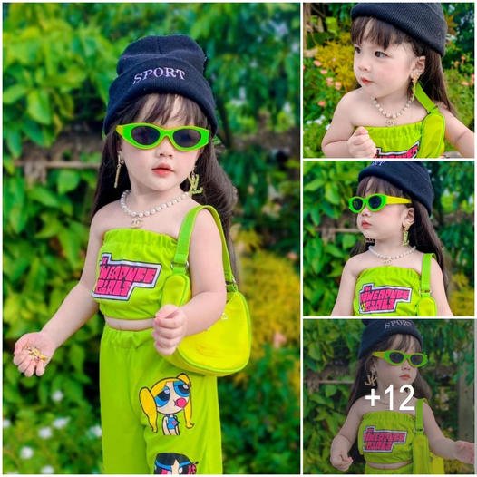 Vibrancy Personified: The Captivating Street Style of BABY RELA in Banana Green