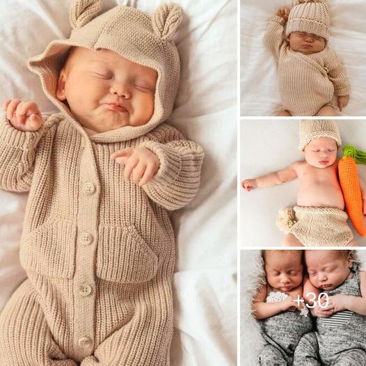 Capturing the Magical Moments: Unveiling the Heartwarming Expressions of Sleeping Babies.