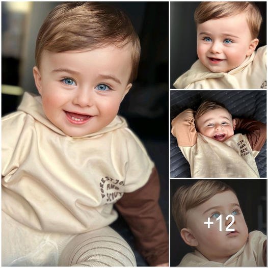 Captivating Brilliance: Baby Aslan’s Enchanting Eyes and Radiant Smile