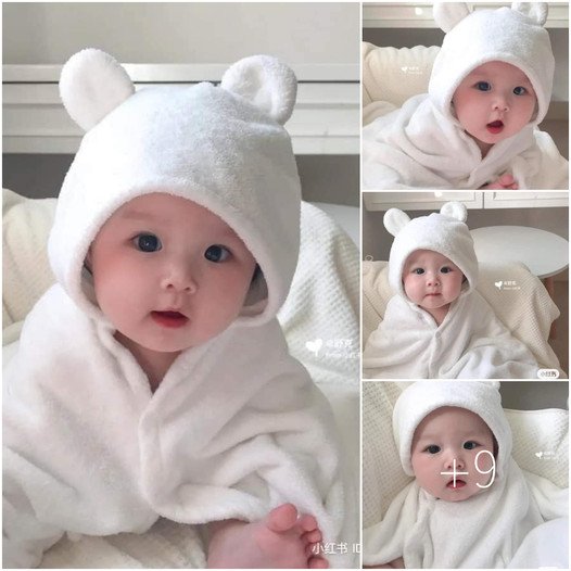 Begin Your Day with a Heartwarming Glimpse of an Adorable Baby in a Bear-Themed Winter Outfit, Captivating Netizens