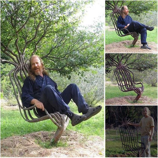 Artist Spends 8 Years Creating This Tree Chair